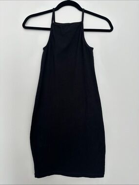 highly strung knit halter dress Women's Green Knit Halter Dress